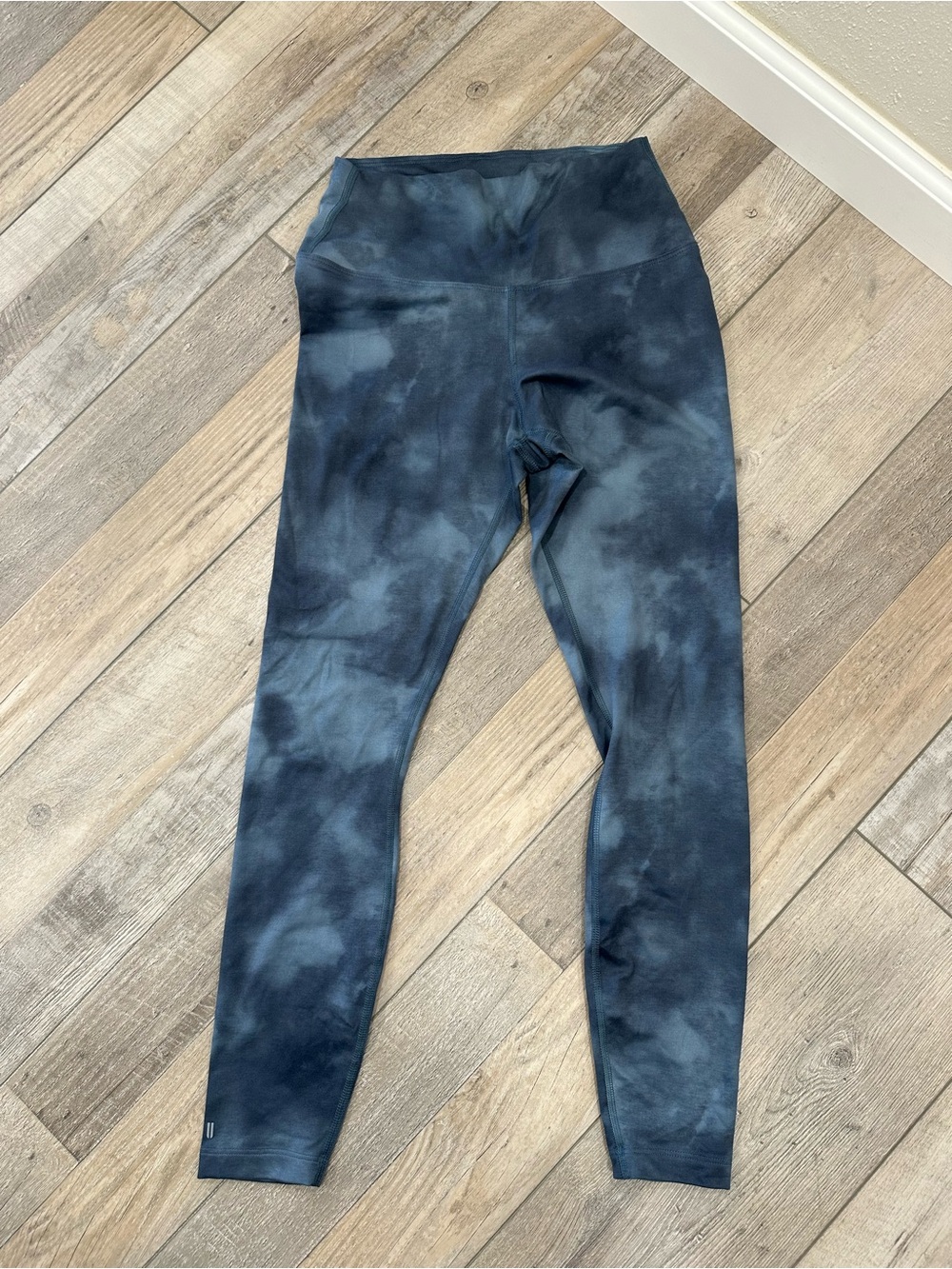 NOBULL Navy/Charcoal Tie-Dye High-Waist Leggings